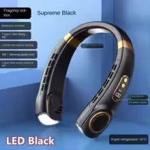 Portable USB Hanging Neck Fan with LED Display