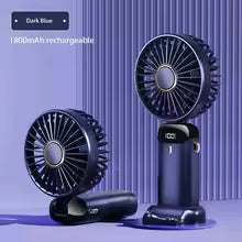Portable Neck Hanging Mini Fan – 5-Speed USB Rechargeable