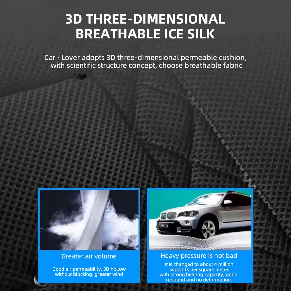 USB Car Cooling Seat Cushion With Built-In Fan