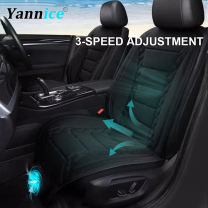 USB Car Cooling Seat Cushion With Built-In Fan