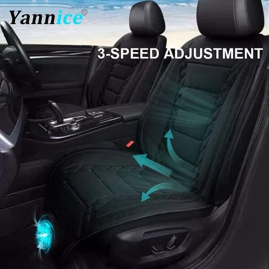 USB Car Cooling Seat Cushion With Built-In Fan
