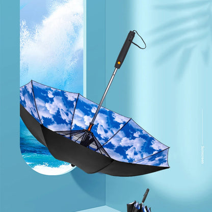 3-in-1 Umbrella With Fan and Mister for Sun Protection