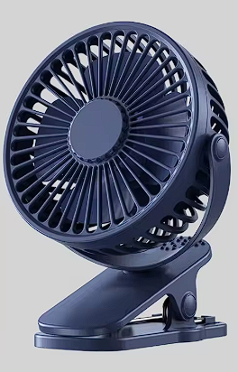 USB Clip-On Desk Fan 3-Speed Quiet Cooling Fan